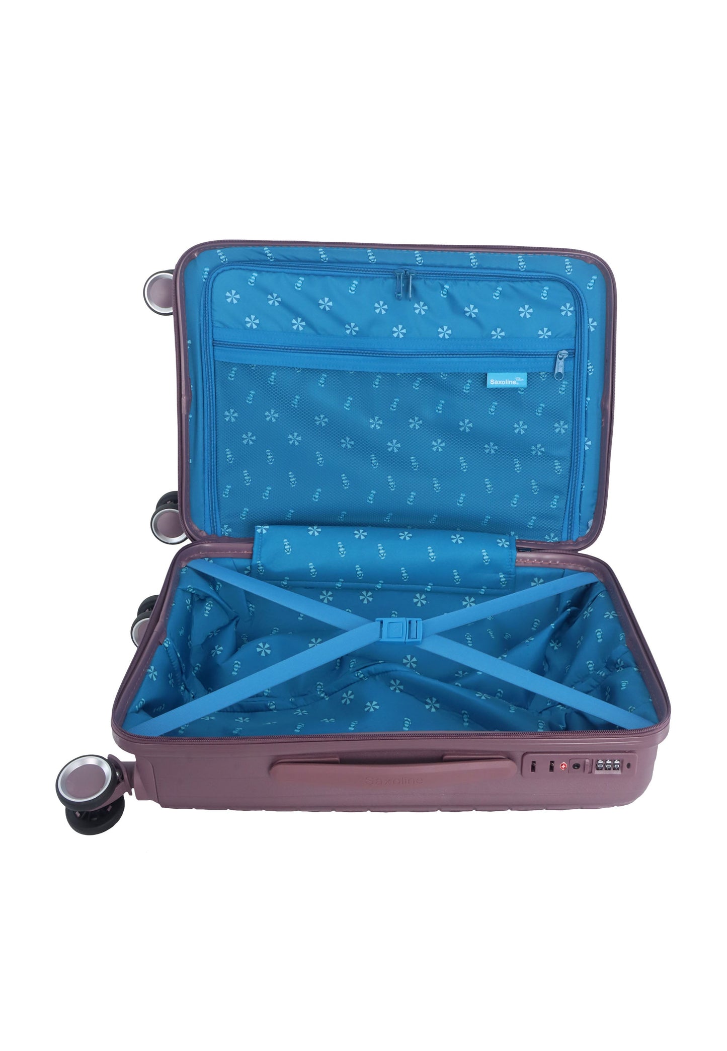 Saxoline Blue - Resort | Hand Luggage / Hard Suitcase / Trolley - Small - Purple