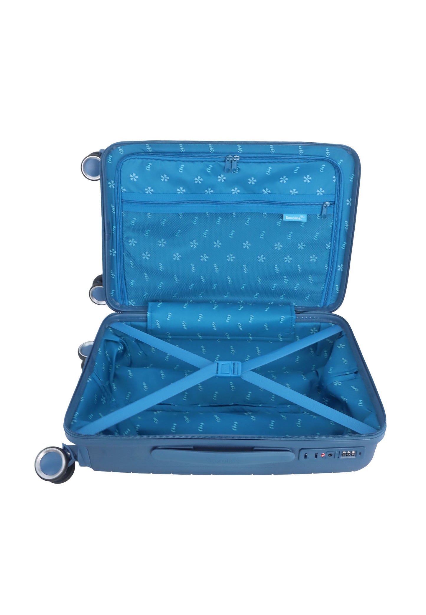 Saxoline Blue - Resort | Hand Luggage / Hard Suitcase / Trolley - Small - Blue