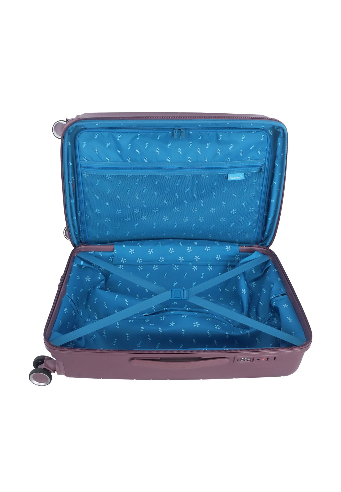 Saxoline Blue - Resort | Travel Luggage / Hard Suitcase / Trolley - Medium - Purple