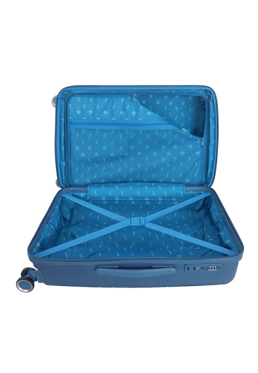 Saxoline Blue - Resort | Travel Luggage / Hard Suitcase / Trolley - Medium - Blue