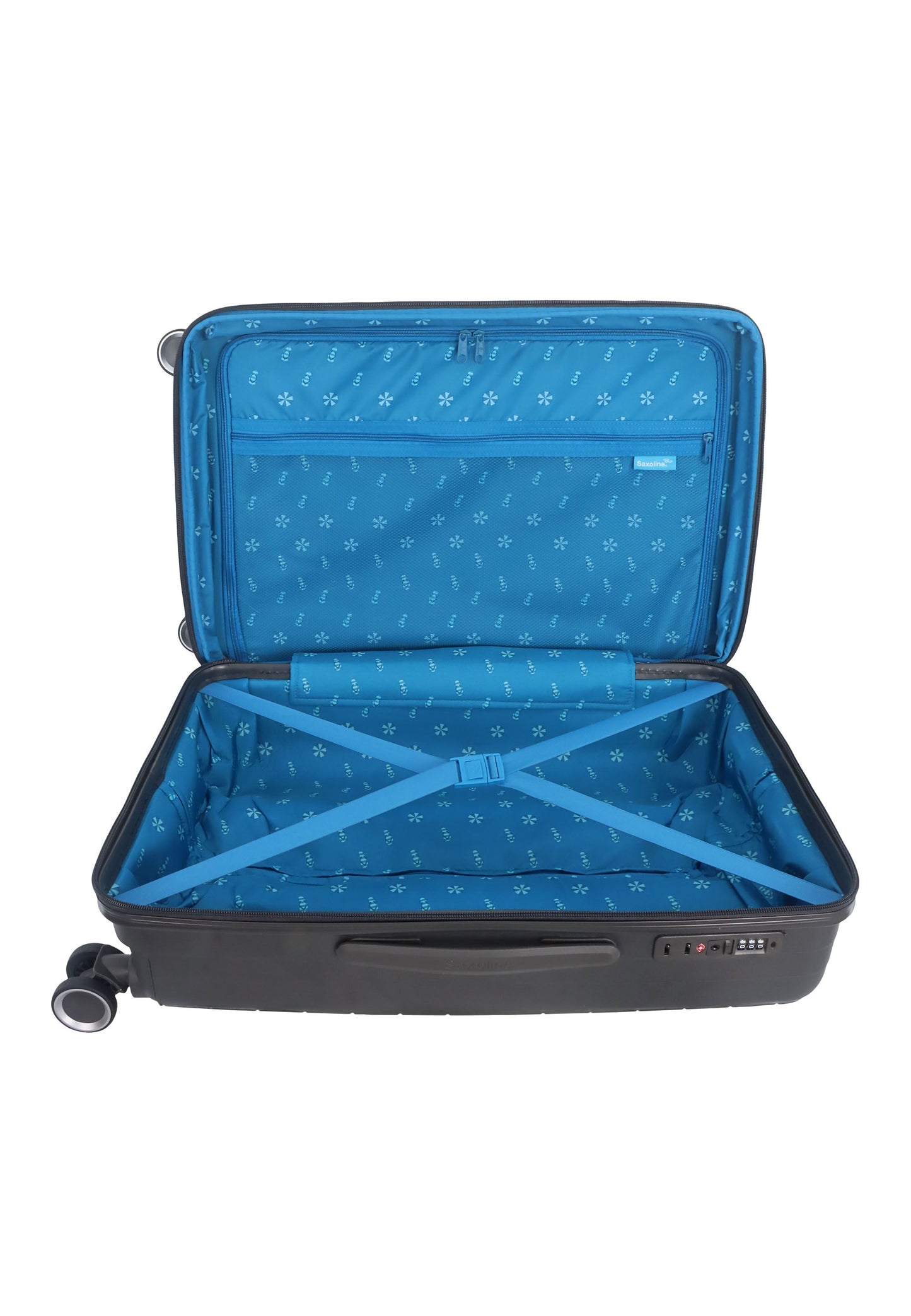 Saxoline Blue - Resort | Travel Luggage / Hard Suitcase / Trolley - Medium - Anthracite