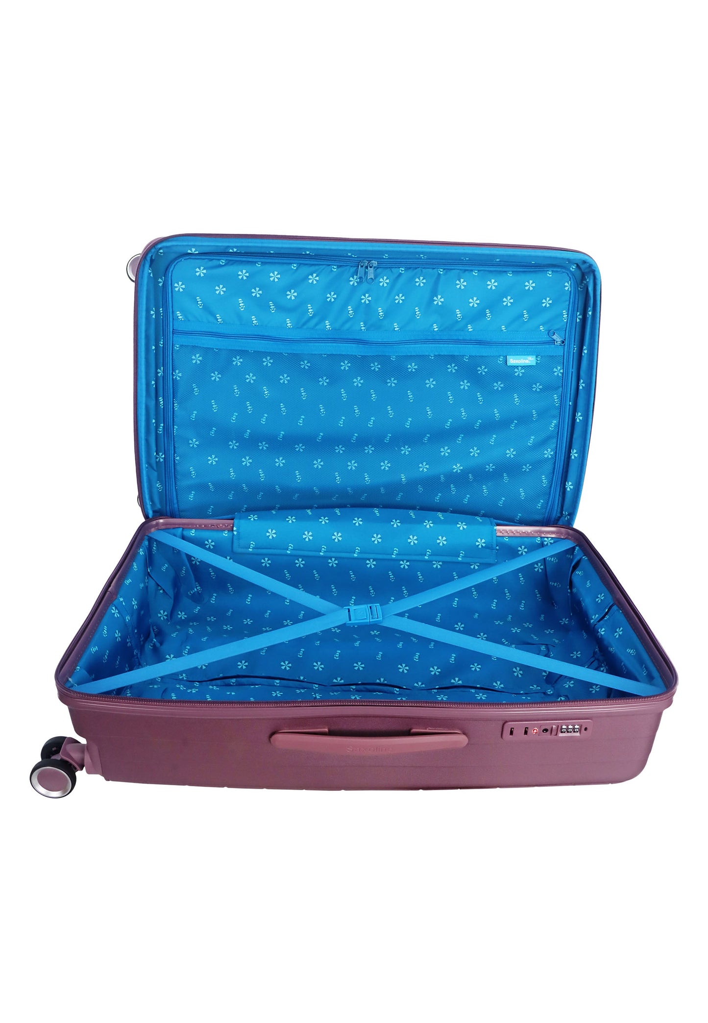 Saxoline Blue - Resort | Travel Luggage / Hard Suitcase / Trolley - Large - Purple