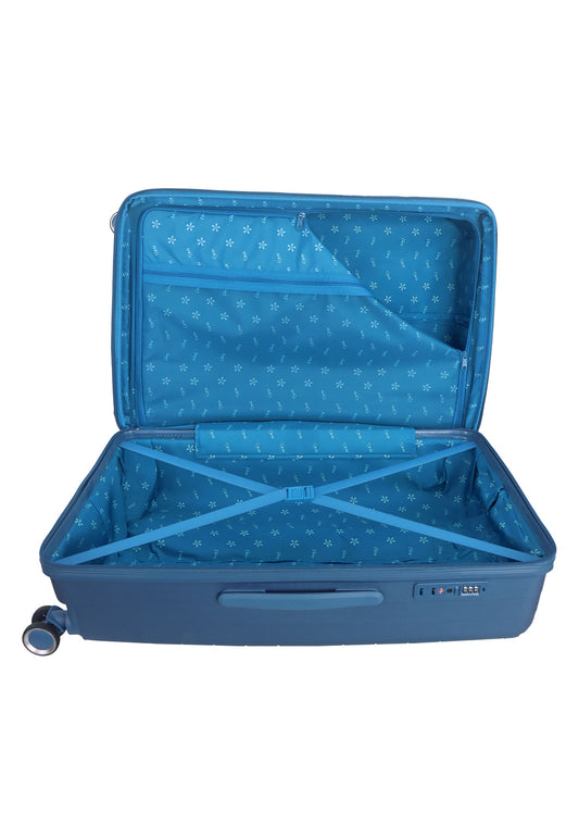 Saxoline Blue - Resort | Travel Luggage / Hard Suitcase / Trolley - Large - Blue