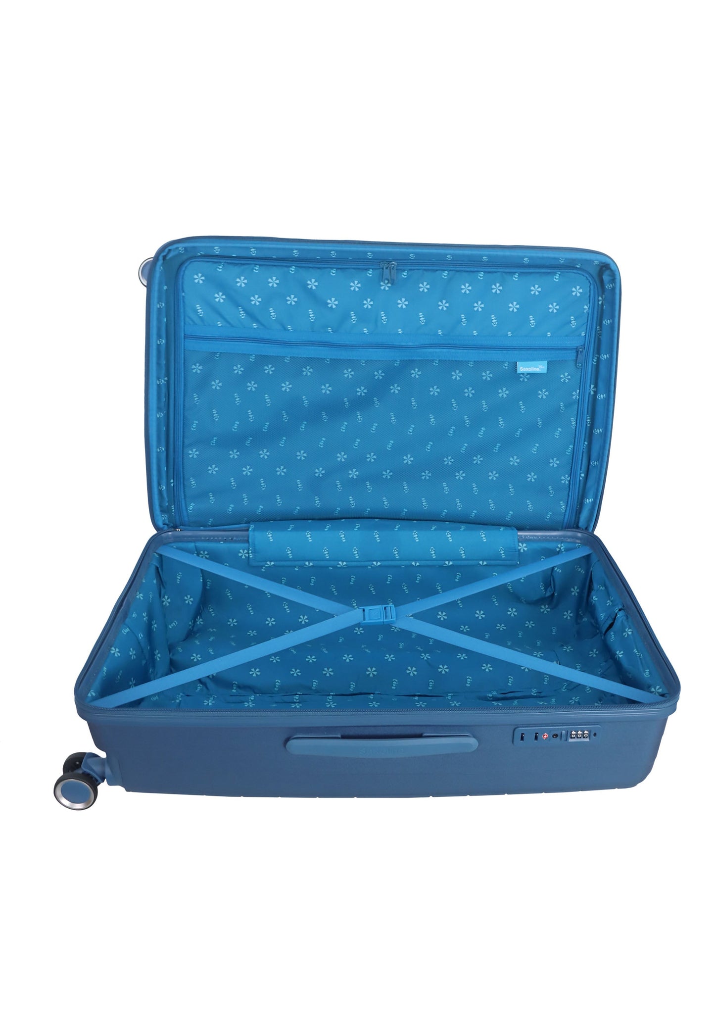 Saxoline Blue - Resort | Travel Luggage / Hard Suitcase / Trolley - Large - Blue