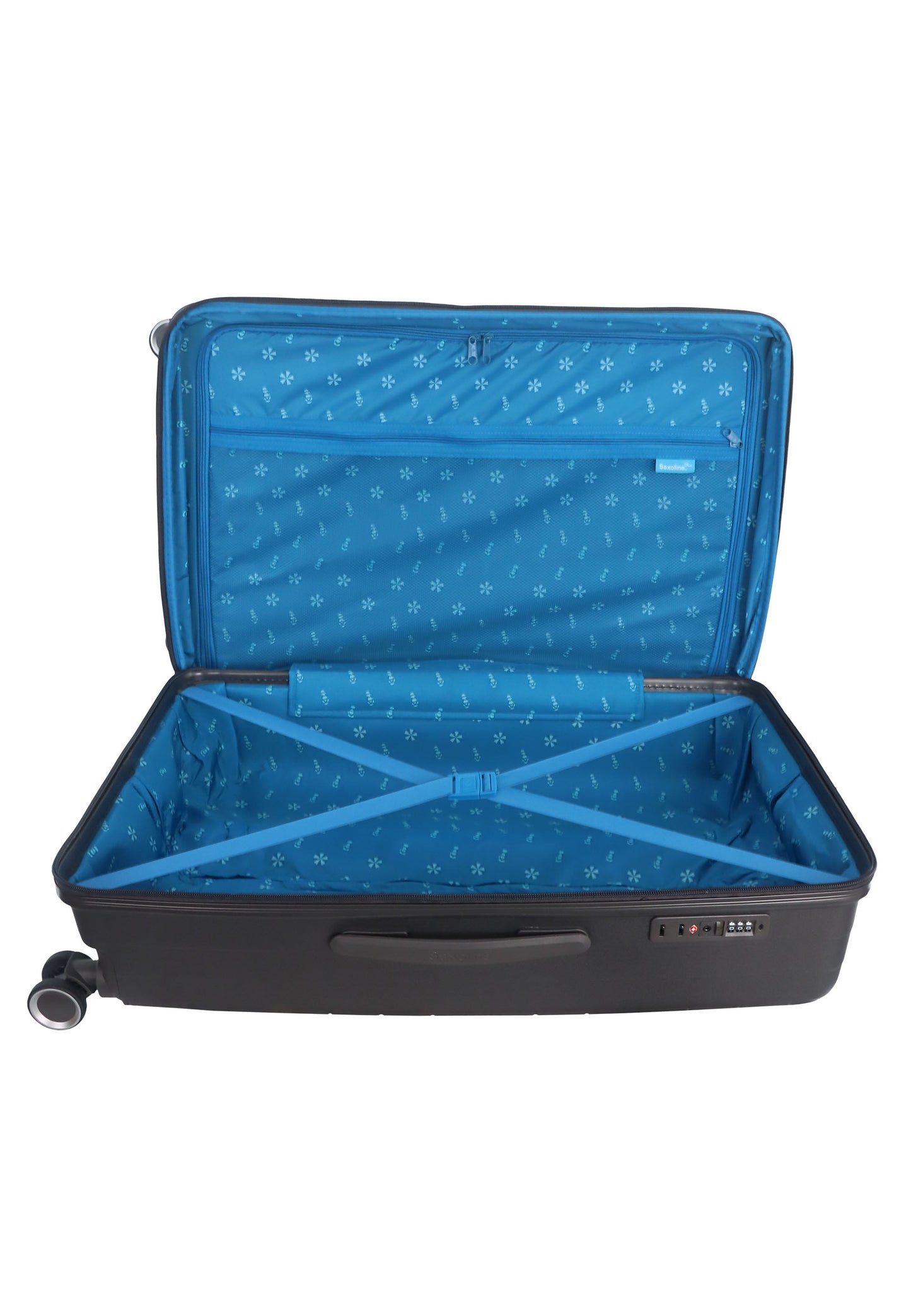 Saxoline Blue - Resort | Travel Luggage / Hard Suitcase / Trolley - Large - Anthracite