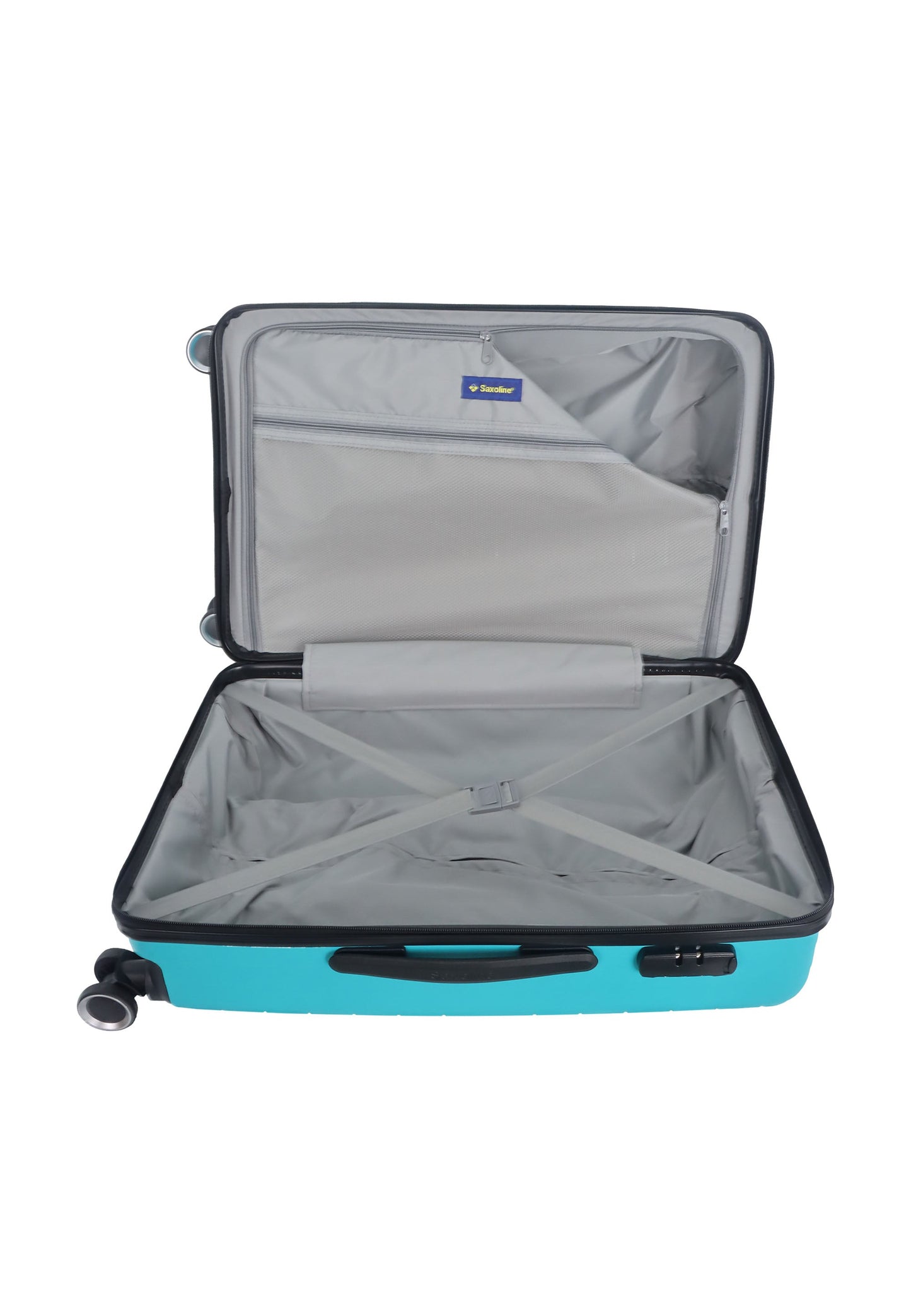 Saxoline Fiesta Travel Luggage / Hard Suitcase / Trolley - Medium - Turquoise
