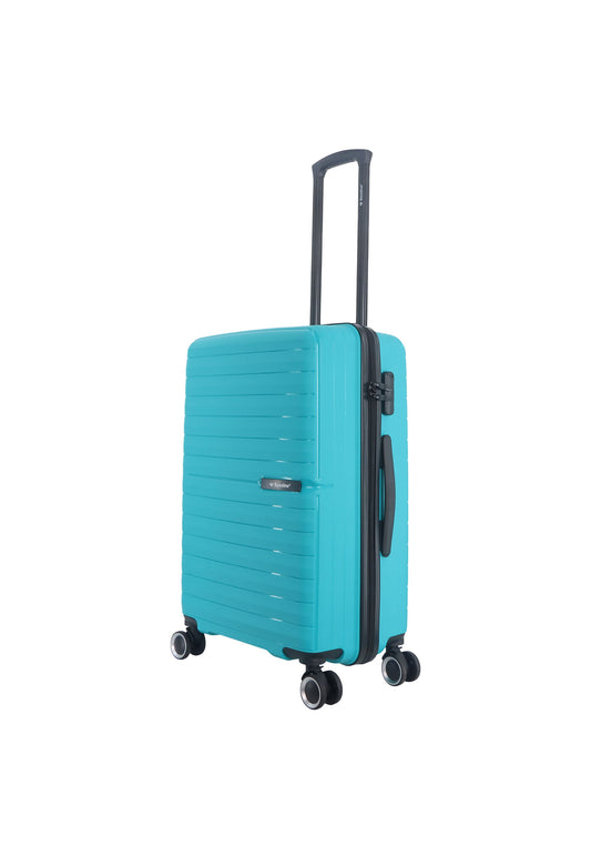 Saxoline Fiesta Travel Luggage / Hard Suitcase / Trolley - Medium - Turquoise