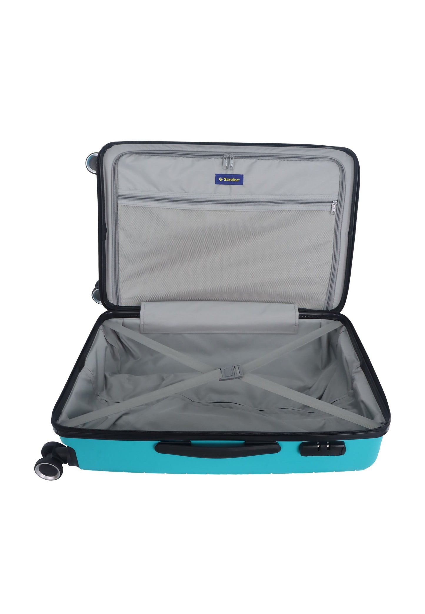 Saxoline Fiesta Travel Luggage / Hard Suitcase / Trolley - Medium - Turquoise