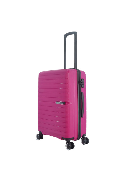Saxoline Fiesta Travel Luggage / Hard Suitcase / Trolley - Medium - Fuchsia