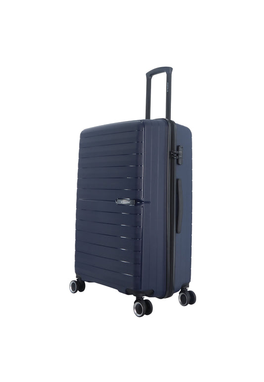 Saxoline Fiesta Travel Luggage / Hard Suitcase / Trolley - Large - Navy