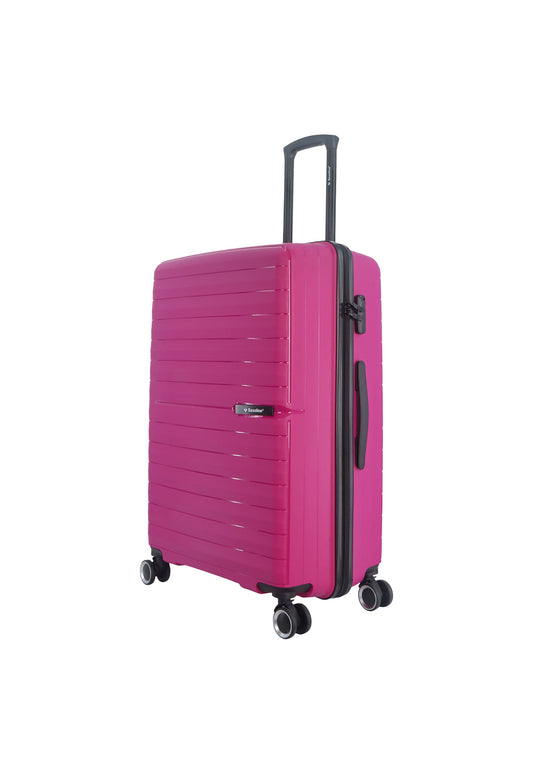 Saxoline Fiesta Travel Luggage / Hard Suitcase / Trolley - Large - Fuchsia