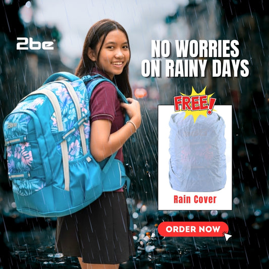 2be Ergonomic School Backpack with Spine-support and Reflective parts