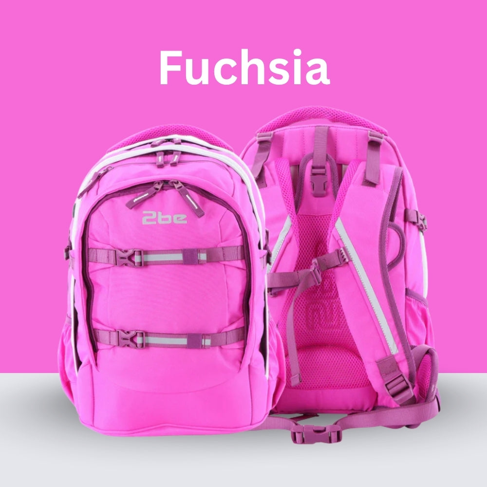 2be Ergonomic School Backpack with Spine-support and Reflective parts
