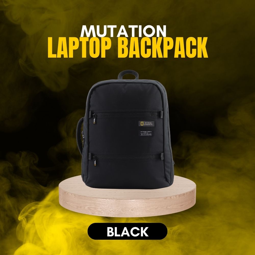 National Geographic Laptop Backpack / School Bag - 15 inch - Mutation - N18388 - Khaki