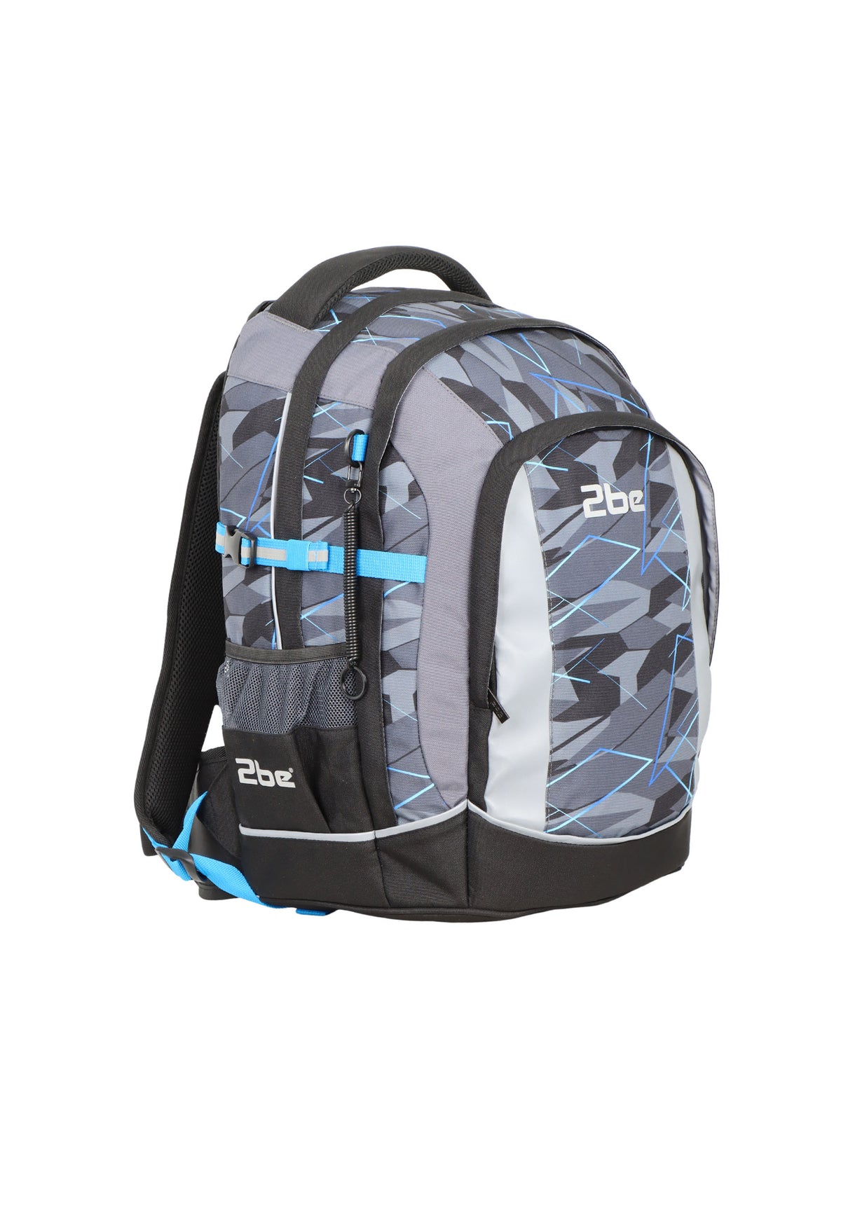 2be School Backpack with Laptop/Tablet Compartment, Reflective Details & Padded Straps