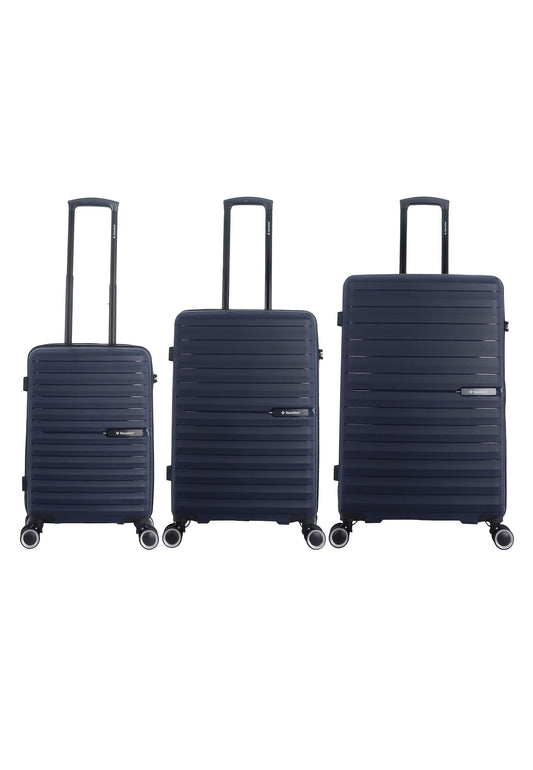 Saxoline Fiesta Travel Luggage Set / Hard SuitcaseSet  / Trolley Set - S/M/L -  Turquoise