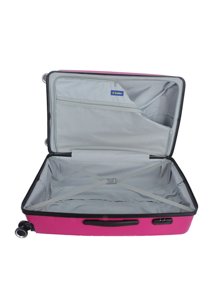 Saxoline Fiesta Travel Luggage Set / Hard SuitcaseSet  / Trolley Set - S/M/L - Fuchsia