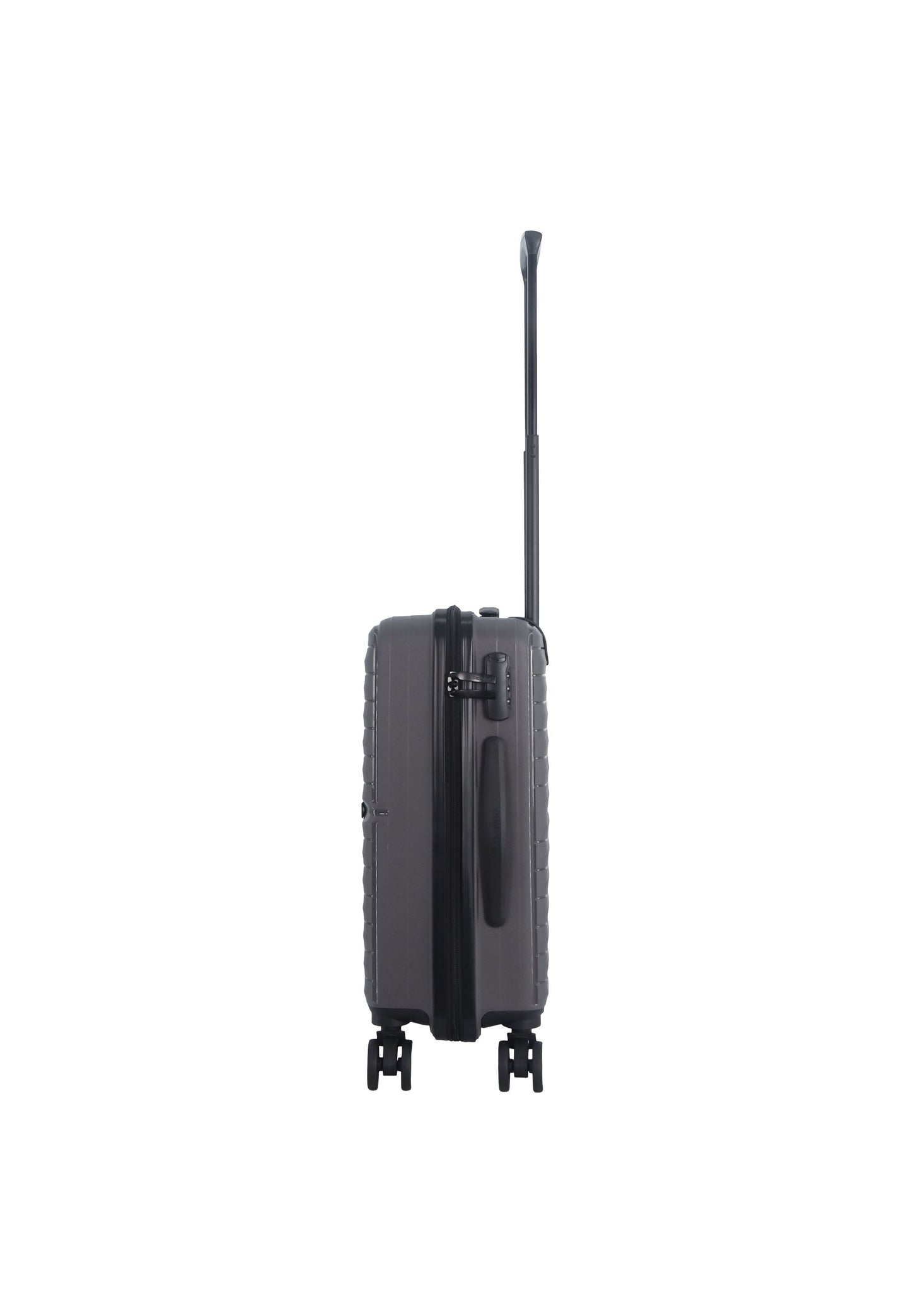 Saxoline Fiesta Carry on Luggage / Hard Suitcase / Trolley - Small - Gray