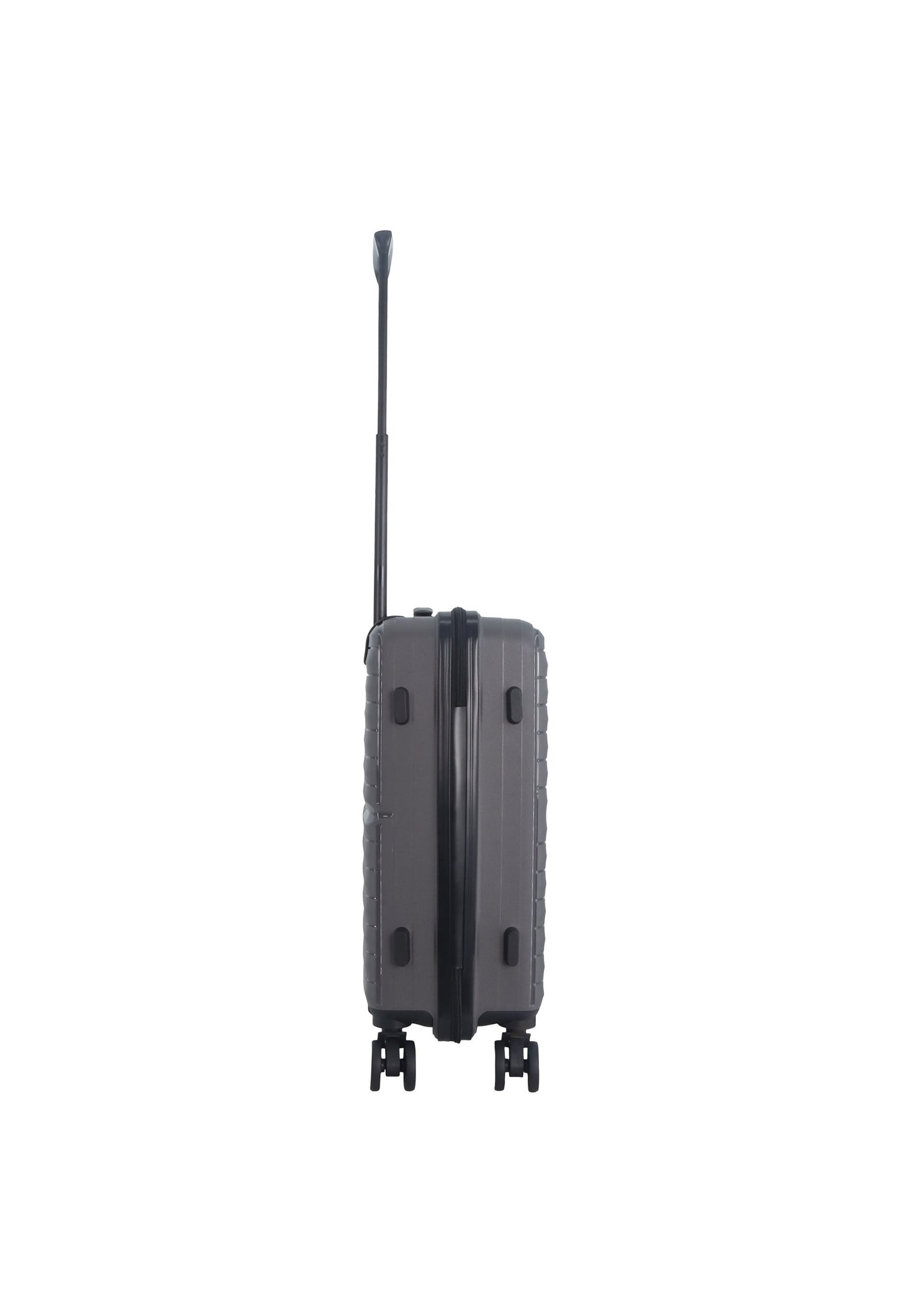 Saxoline Fiesta Carry on Luggage / Hard Suitcase / Trolley - Small - Gray