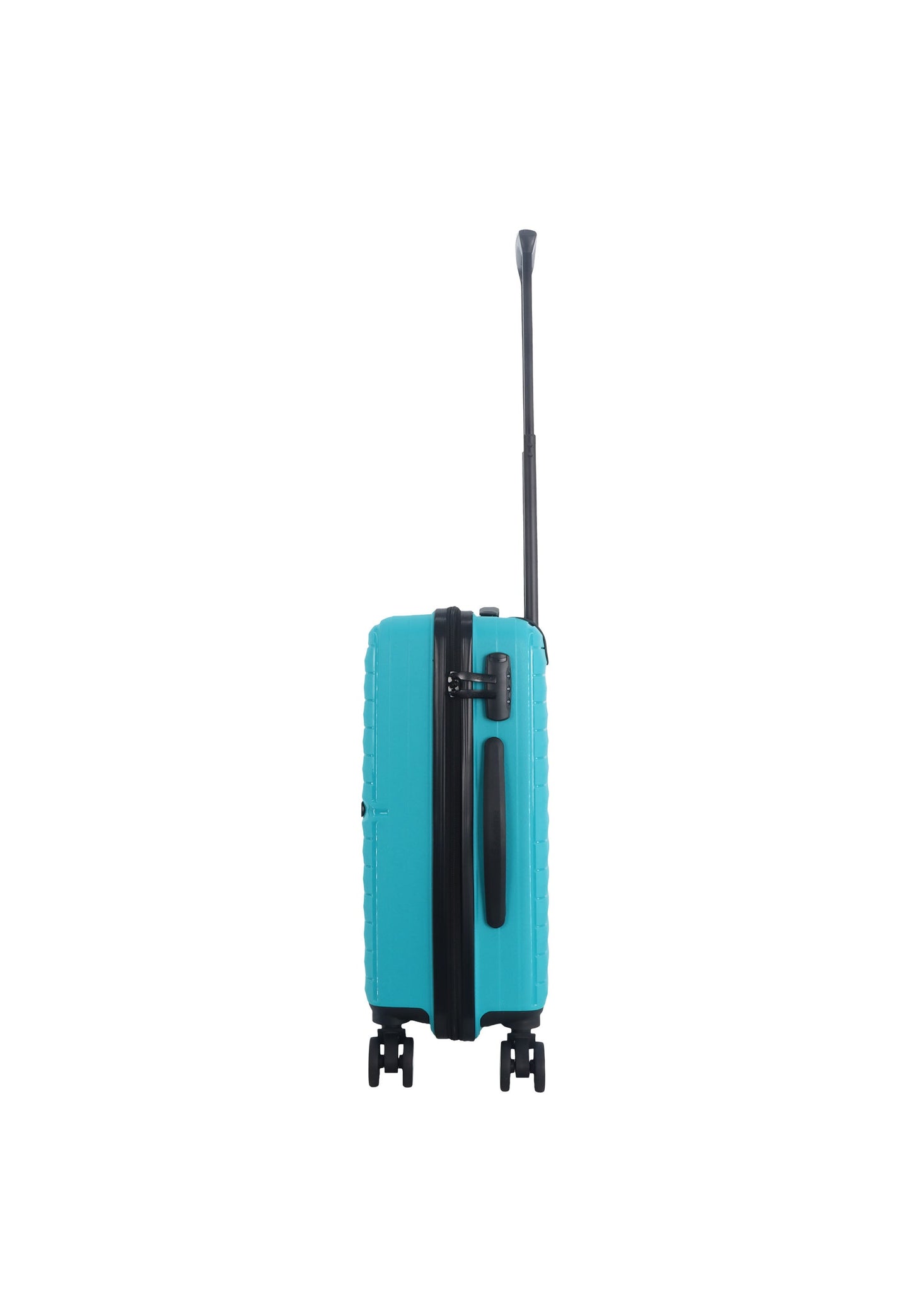 Saxoline Fiesta Carry on Luggage / Hard Suitcase / Trolley - Small - Turquoise