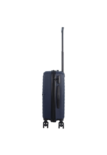 Saxoline Fiesta Carry on Luggage / Hard Suitcase / Trolley - Small - Navy