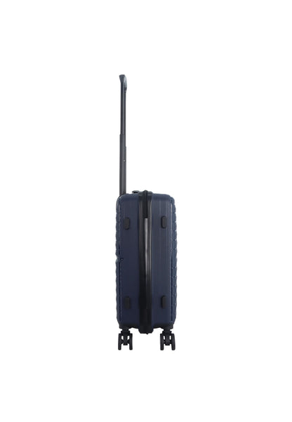 Saxoline Fiesta Carry on Luggage / Hard Suitcase / Trolley - Small - Navy