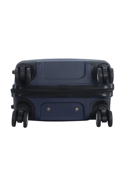 Saxoline Fiesta Carry on Luggage / Hard Suitcase / Trolley - Small - Navy