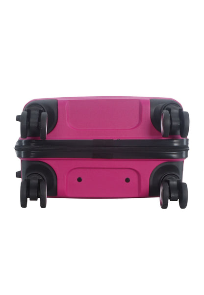 Saxoline Fiesta Carry on Luggage / Hard Suitcase / Trolley - Small - Fuchsia
