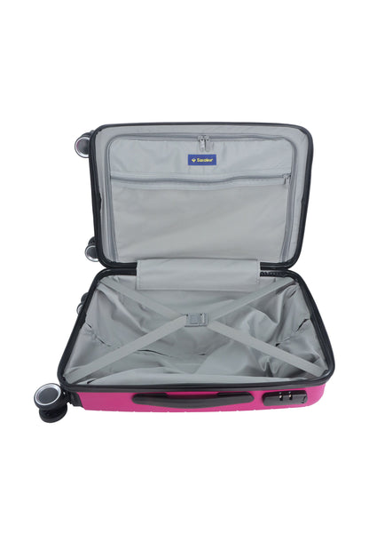Saxoline Fiesta Carry on Luggage / Hard Suitcase / Trolley - Small - Fuchsia