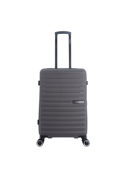 Saxoline Fiesta Travel Luggage / Hard Suitcase / Trolley - Medium - Gray