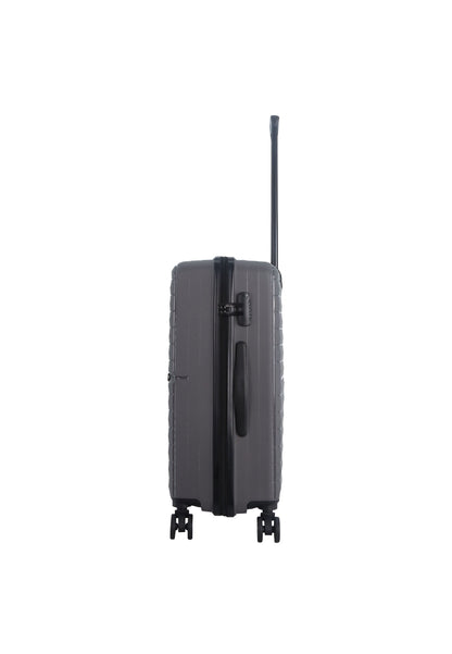 Saxoline Fiesta Travel Luggage / Hard Suitcase / Trolley - Medium - Gray
