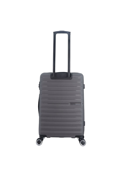 Saxoline Fiesta Travel Luggage / Hard Suitcase / Trolley - Medium - Gray