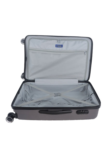 Saxoline Fiesta Travel Luggage / Hard Suitcase / Trolley - Medium - Gray