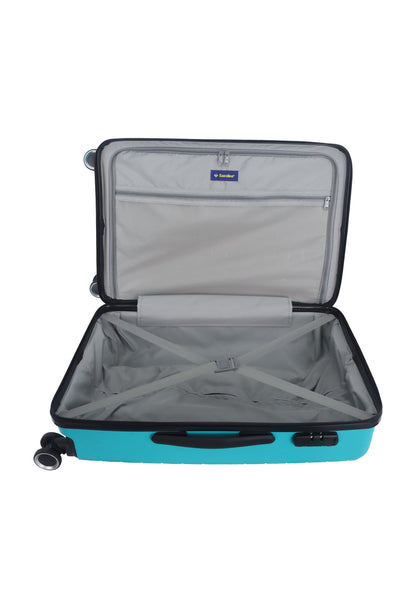 Saxoline Fiesta Travel Luggage / Hard Suitcase / Trolley - Medium - Turquoise