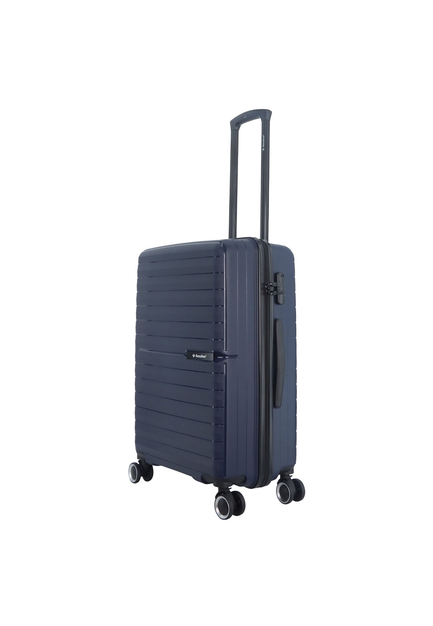 Saxoline Fiesta Travel Luggage / Hard Suitcase / Trolley - Medium - Navy