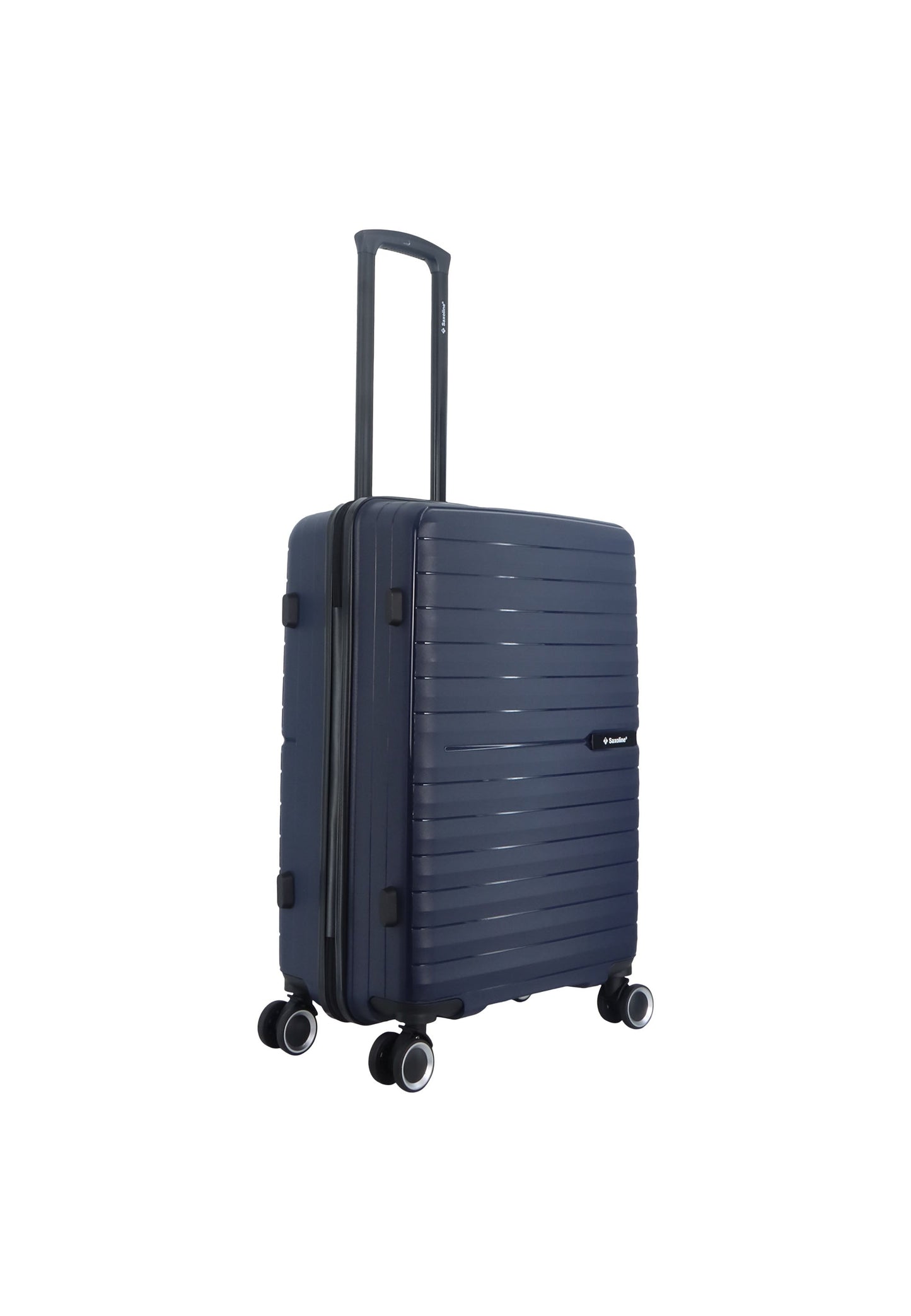 Saxoline Fiesta Travel Luggage / Hard Suitcase / Trolley - Medium - Navy