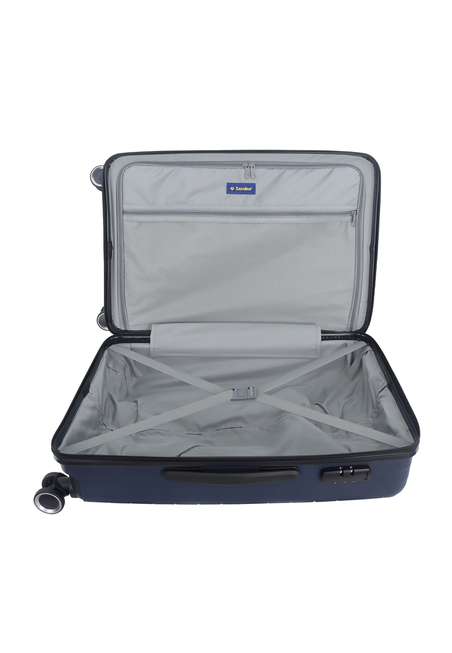 Saxoline Fiesta Travel Luggage / Hard Suitcase / Trolley - Medium - Navy