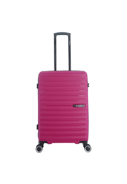Saxoline Fiesta Travel Luggage / Hard Suitcase / Trolley - Medium - Fuchsia
