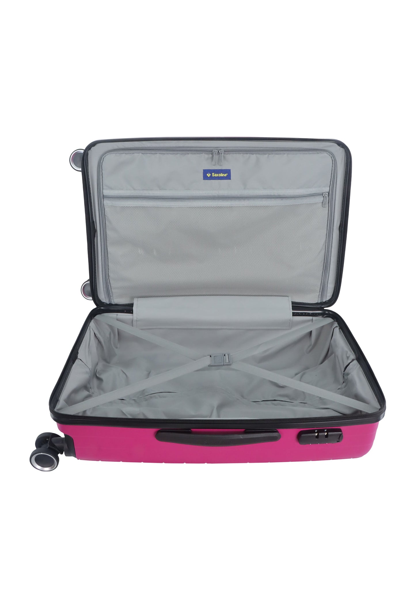 Saxoline Fiesta Travel Luggage / Hard Suitcase / Trolley - Medium - Fuchsia