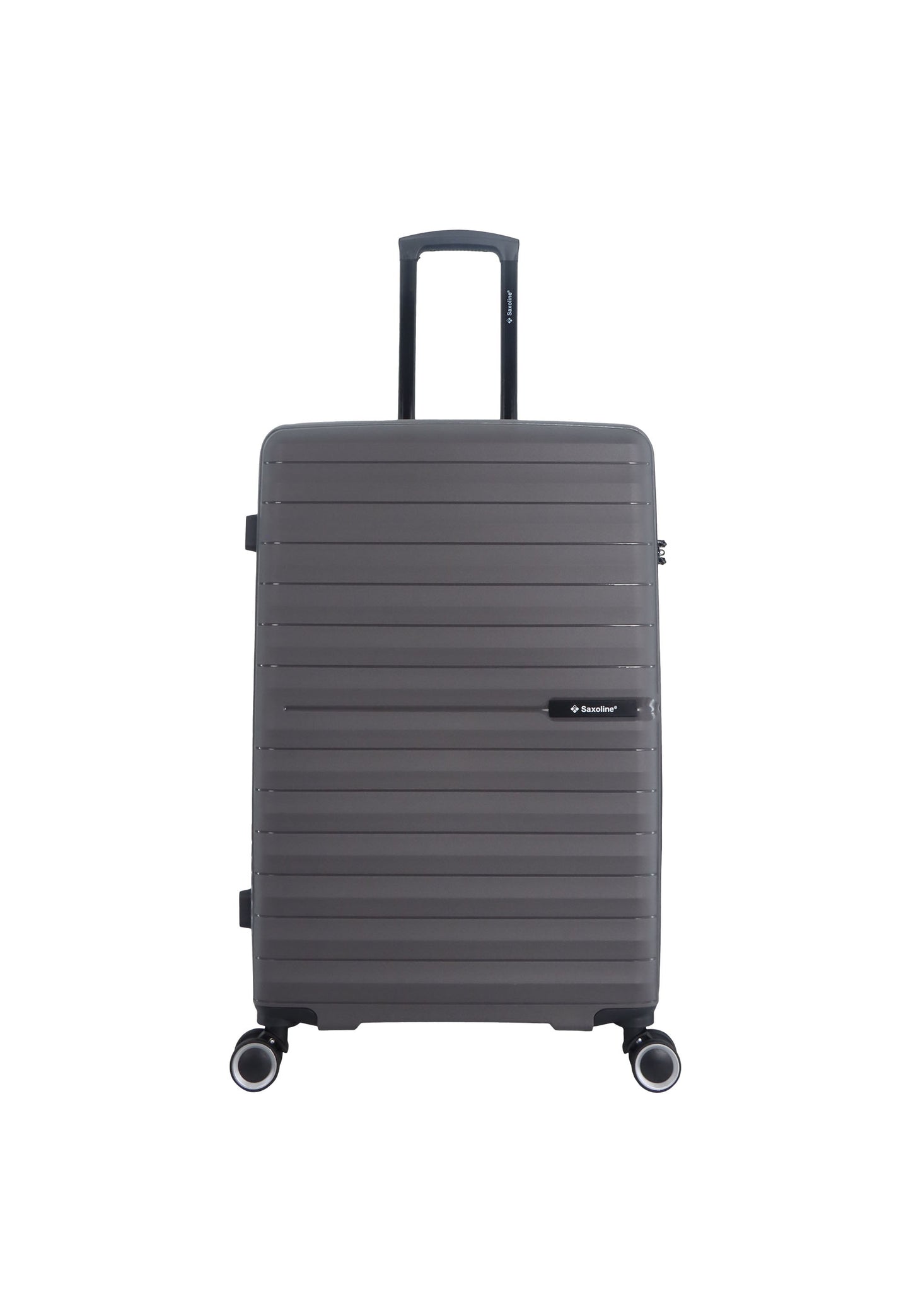 Saxoline Fiesta Travel Luggage / Hard Suitcase / Trolley - Large - Gray