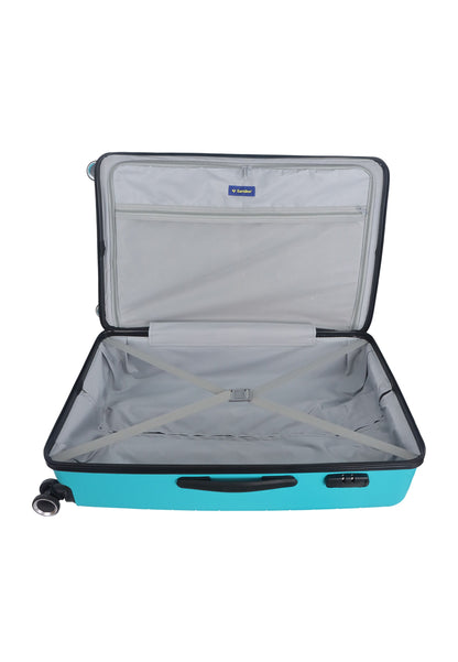 Saxoline Fiesta Travel Luggage / Hard Suitcase / Trolley - Large - Turquoise