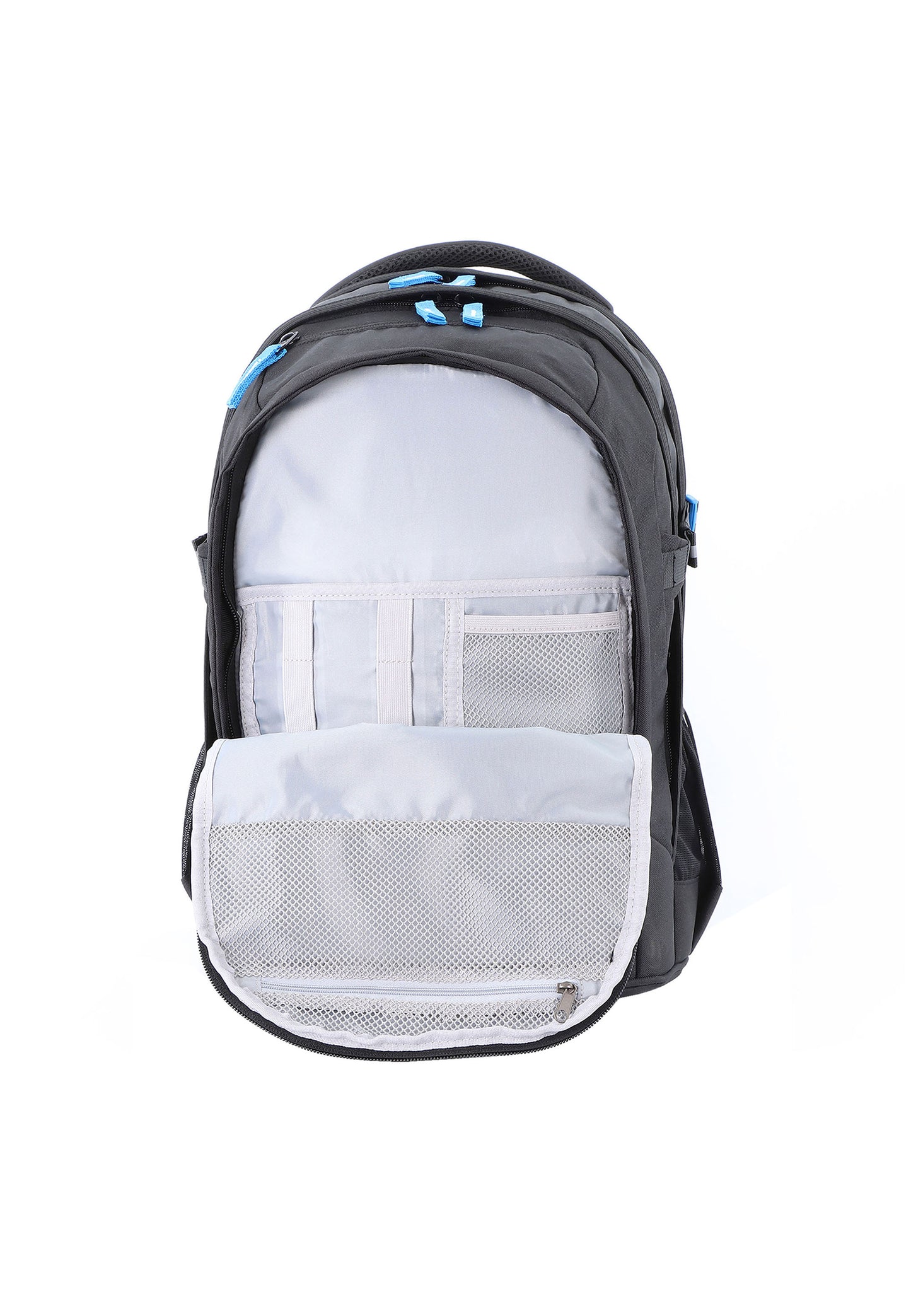 2be School Backpack with Ergonomic  Spine-support and Reflective parts Black