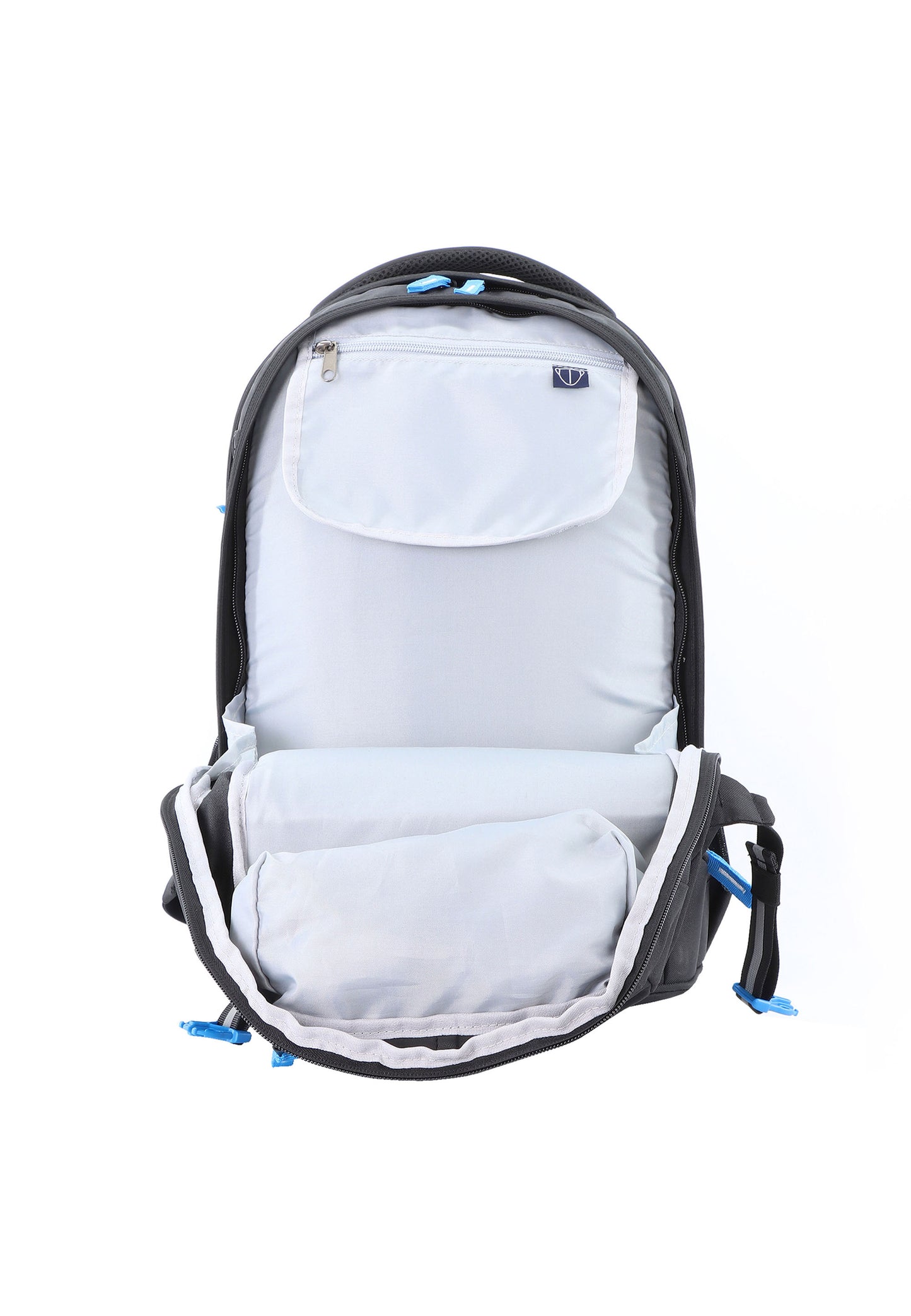 2be School Backpack with Ergonomic  Spine-support and Reflective parts Black