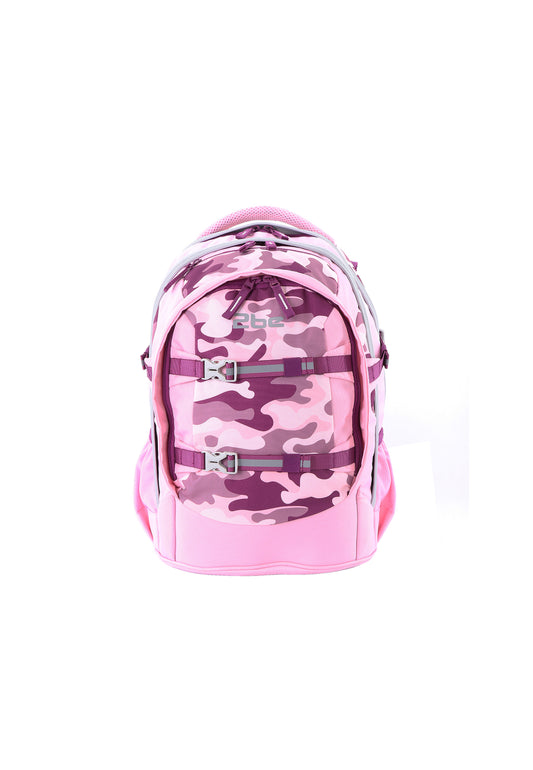 2be School Backpack with Ergonomic  Spine-support and Reflective parts Pink