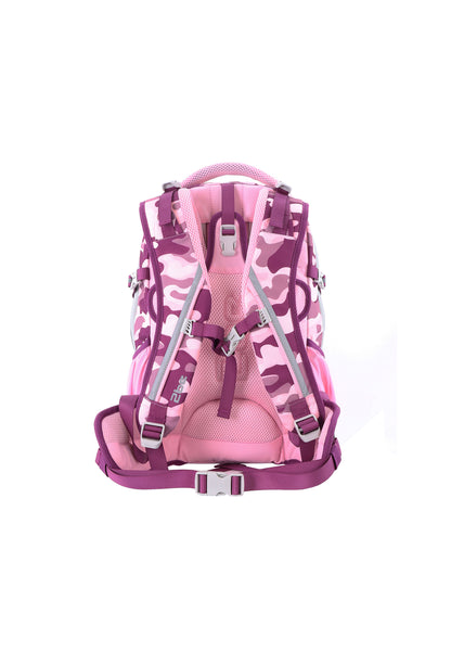 2be School Backpack with Ergonomic  Spine-support and Reflective parts Pink