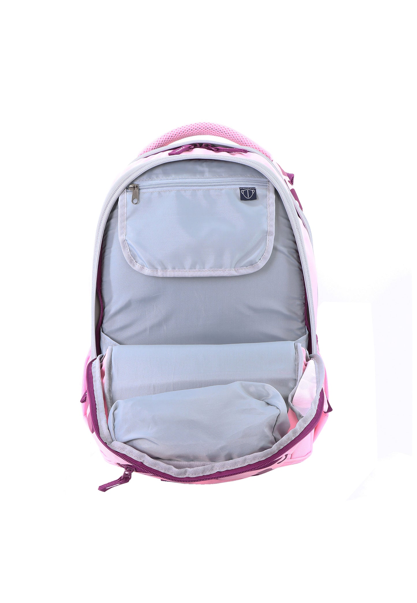 2be School Backpack with Ergonomic  Spine-support and Reflective parts Pink