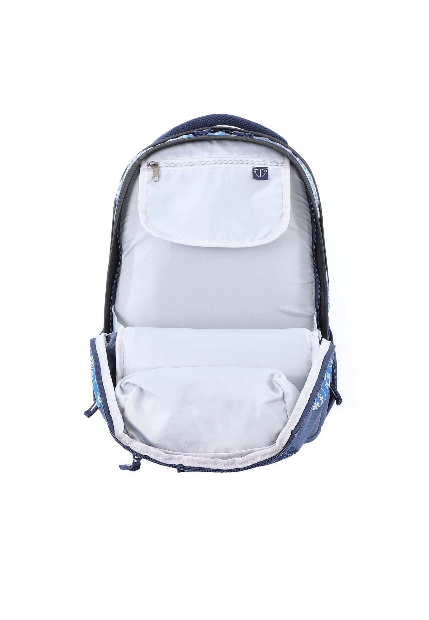 2be School Backpack with Ergonomic  Spine-support and Reflective parts Royal Blue