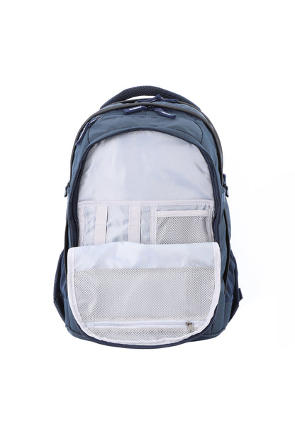 2be School Backpack with Ergonomic  Spine-support and Reflective parts Navy