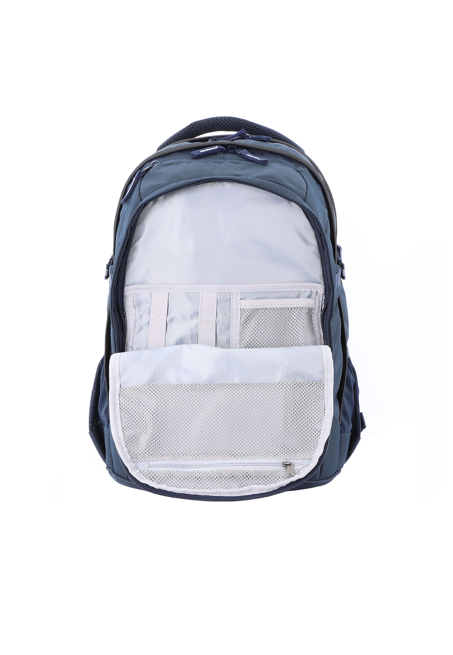 2be School Backpack with Ergonomic  Spine-support and Reflective parts Navy