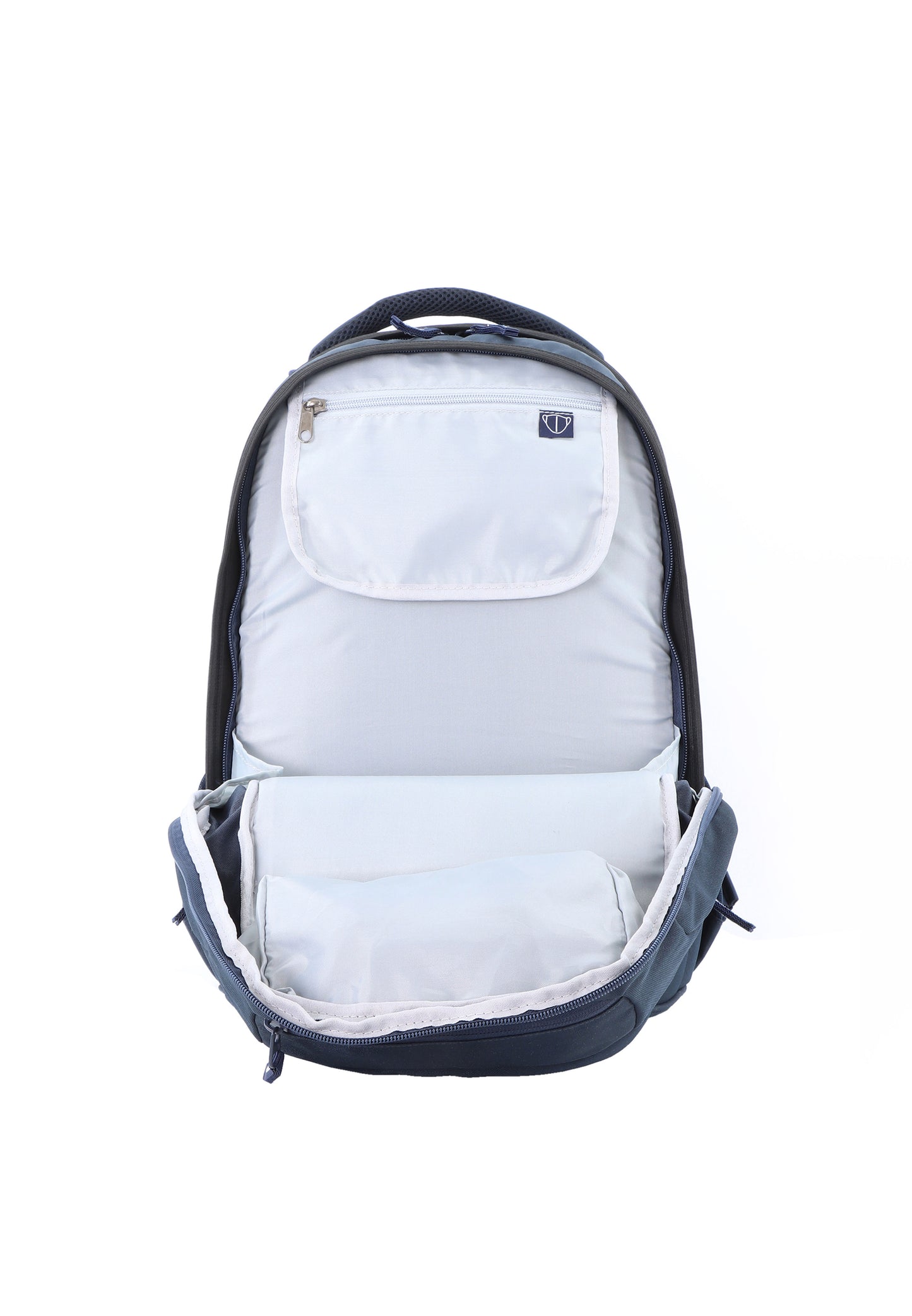 2be School Backpack with Ergonomic  Spine-support and Reflective parts Navy